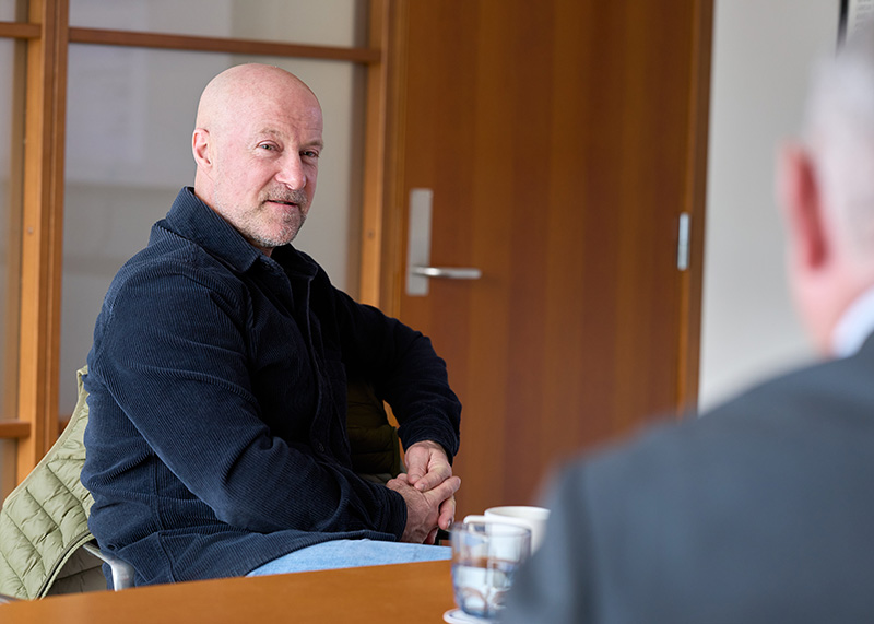 Kundemøte hos Connectum i lyst møterom